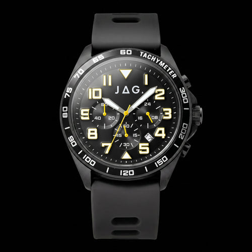 JAG Beachport Black Sport Chronograph Men's Watch.