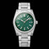 Jag Beaufort Green Dial Silver Men's Watch