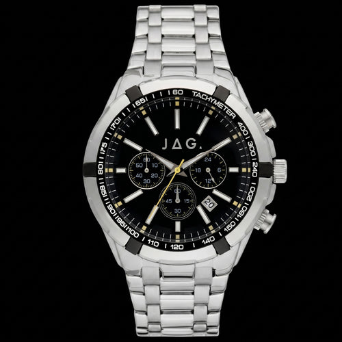 JAG Boss Black Dial Silver Men's Chronograph Watch