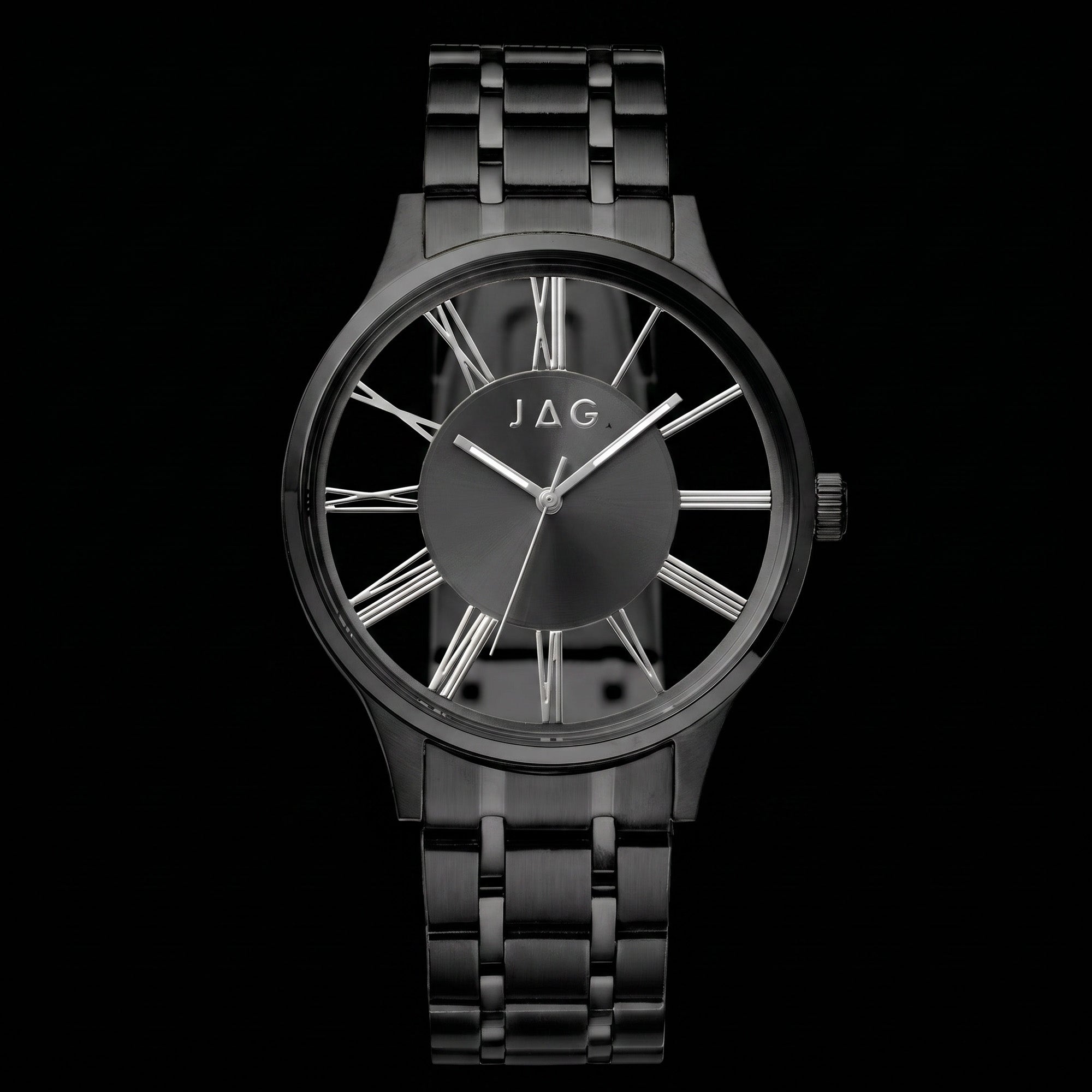 JAG Gerroa All Black Transparent Men's Watch