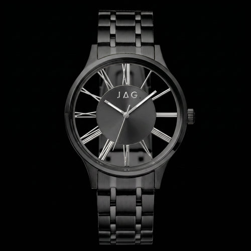 JAG Gerroa All Black Transparent Men's Watch
