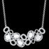 Clear gemstone side of Kagi prismatic gemstone reversible statement necklace.