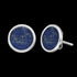 Lapis Lazuli Sterling Silver Circle Earrings | Engelsrufer