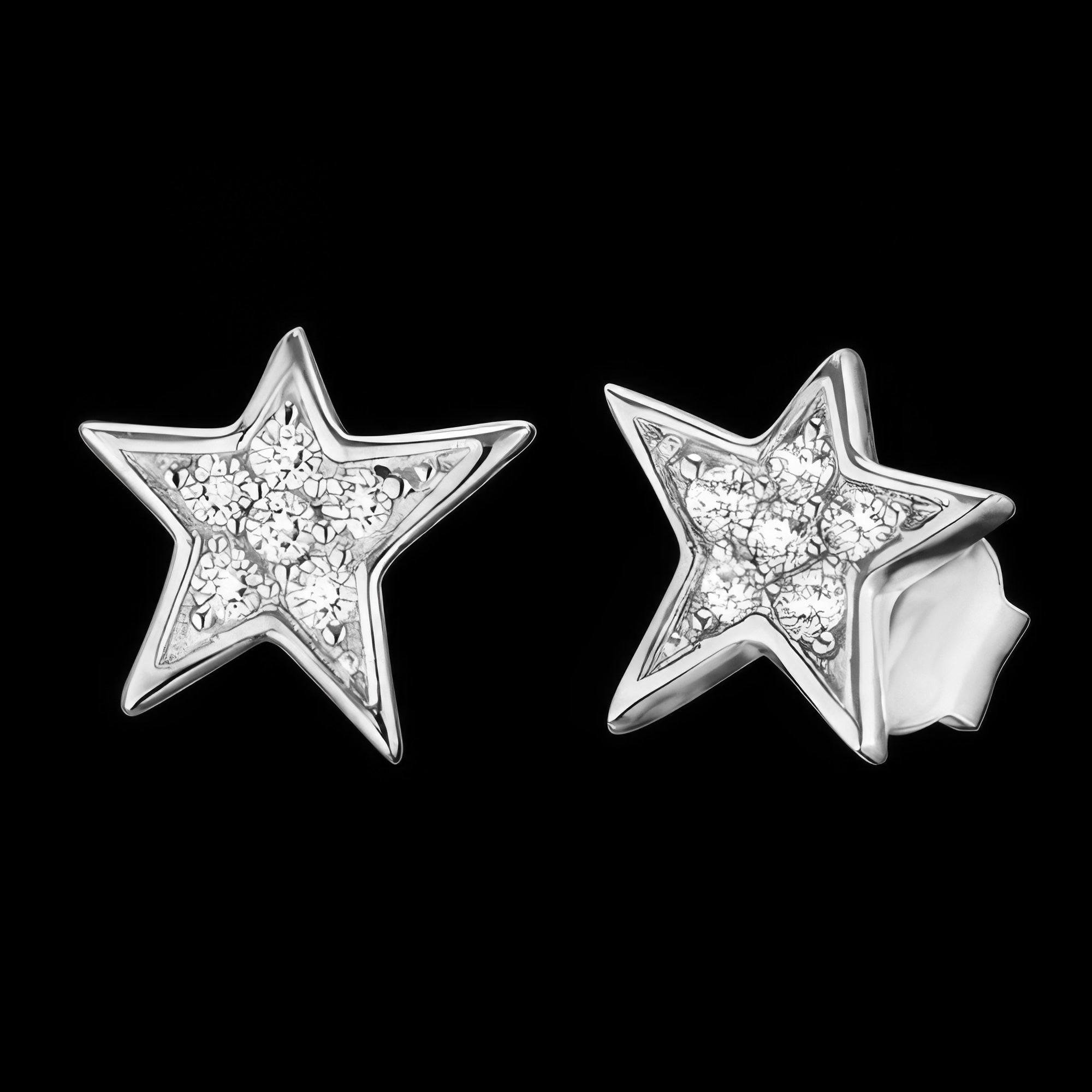 Little Star Sterling Silver CZ Earrings | Engelsrufer