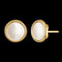 Mother Of Pearl Gold Disc Earrings | Engelsrufer