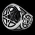 Pentagram Stainless Steel Men's Signet Ring