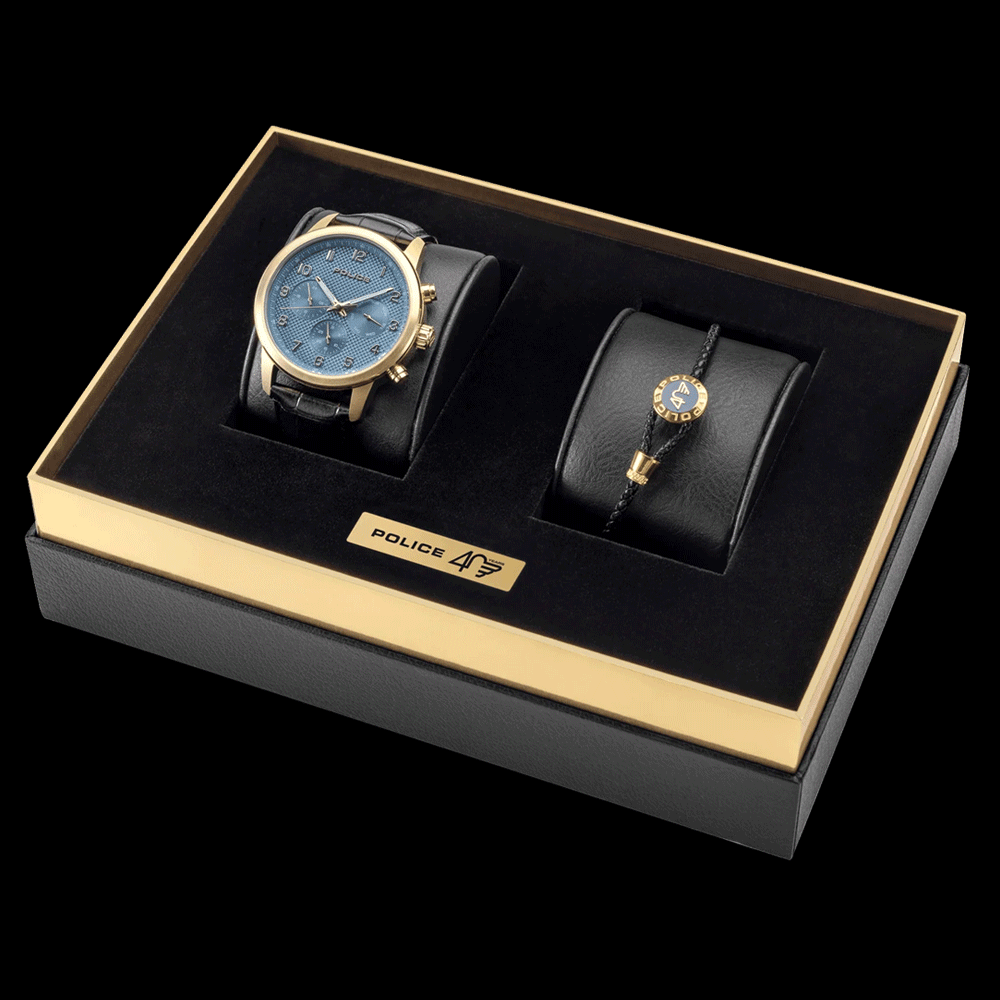 Police 40th Anniversary Men's Watch & Bracelet Box Set | Australia