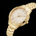 Police ladies Amore gold watch side angle.