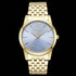 Police Ladies Celebration Powder Blue Dial Gold Watch | Australia