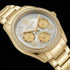 Close-up of the dial of Police ladies Concerto Gold Watch.