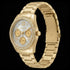 Police ladies Concerto Gold Watch tilted to the left.