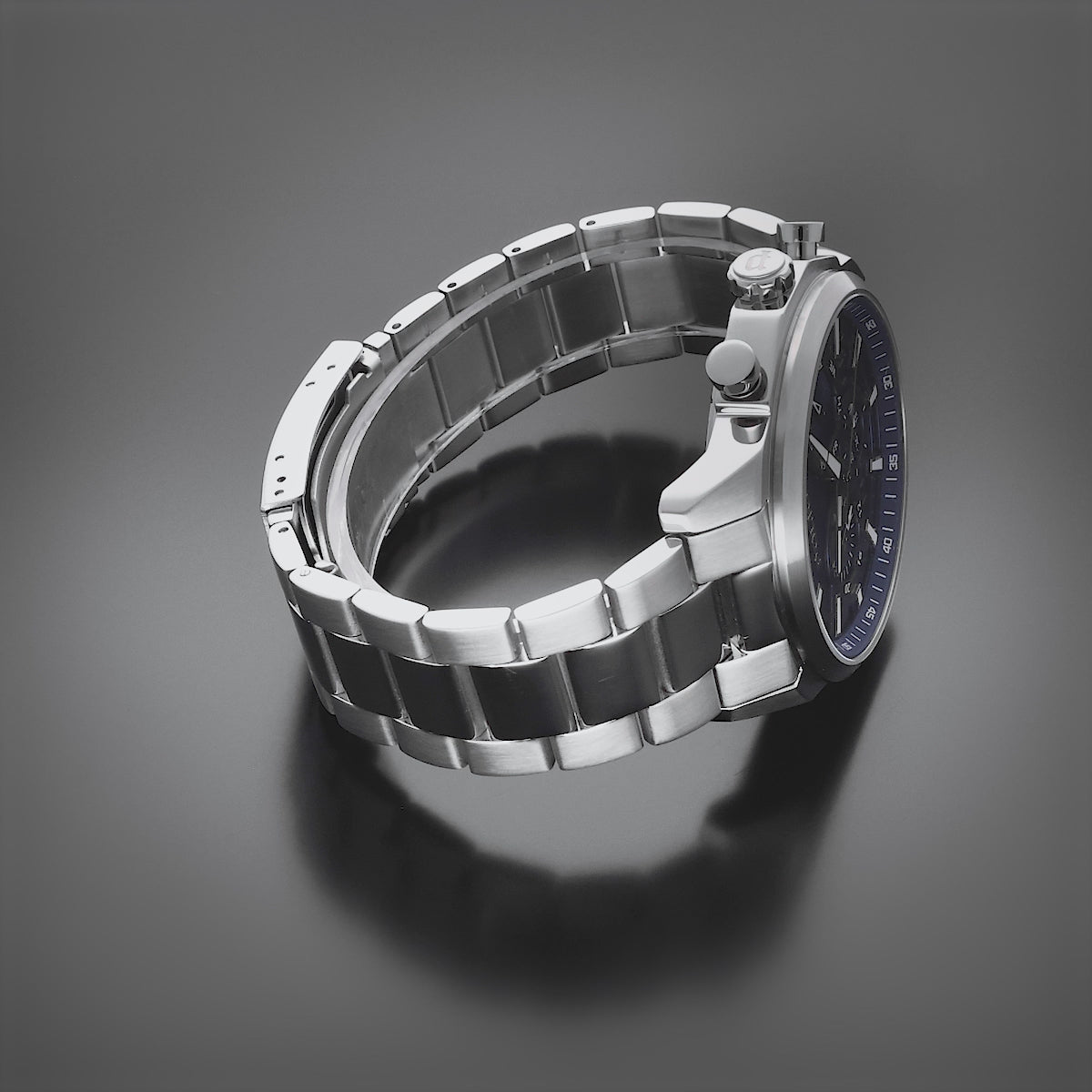 POLICE RANGY SILVER BLUE DIAL MEN'S WATCH - 360 DEGREE VIDEO