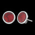 Red Jasper Sterling Silver Circle Earrings | Engelsrufer