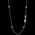Engelsrufer rose gold 80cm CZ chain necklace.