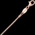 Engelsrufer rose gold 1.5mm Korean chain necklace.