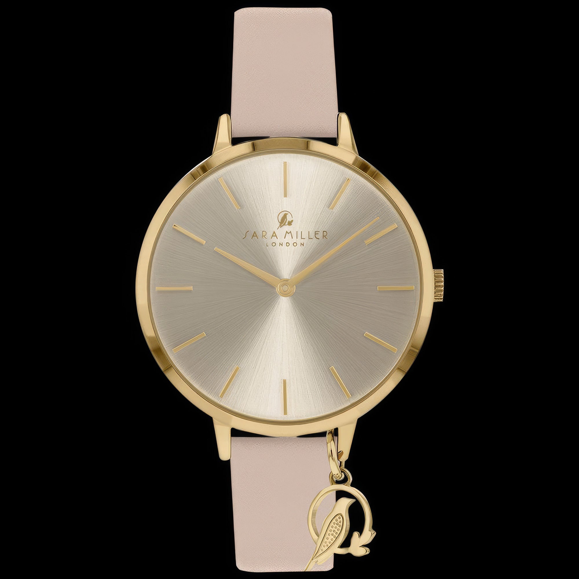 Sara Miller Chelsea Charm 34mm Sunray Dial Gold Watch | Australia