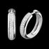 Sterling Silver 20mm CZ Hoop Earrings | Engelsrufer