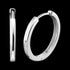 Sterling Silver 24mm Hoop Earrings | Engelsrufer