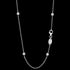Engelsrufer silver 80cm CZ chain necklace.