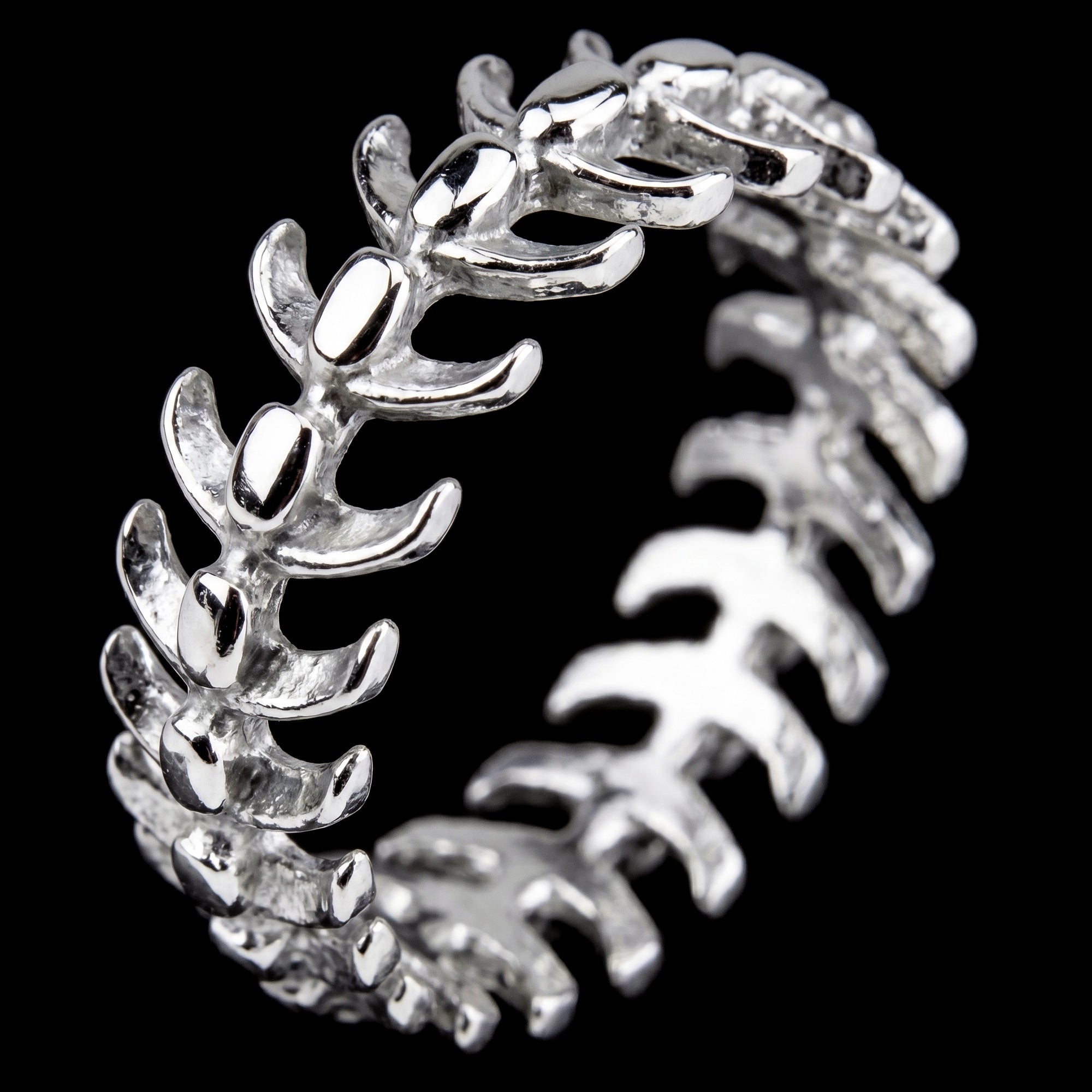 Spine Vertebrae Stainless Steel Men's Ring | Australia