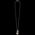 Full view of Herzengel shining star heart wing silver children's necklace.