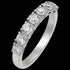 Stainless Steel Seven Stone CZ Shared Prong Ring | Australia