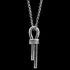 Anchor & Crew Sterling Silver Nautical Scaffold Knot Men's Necklace