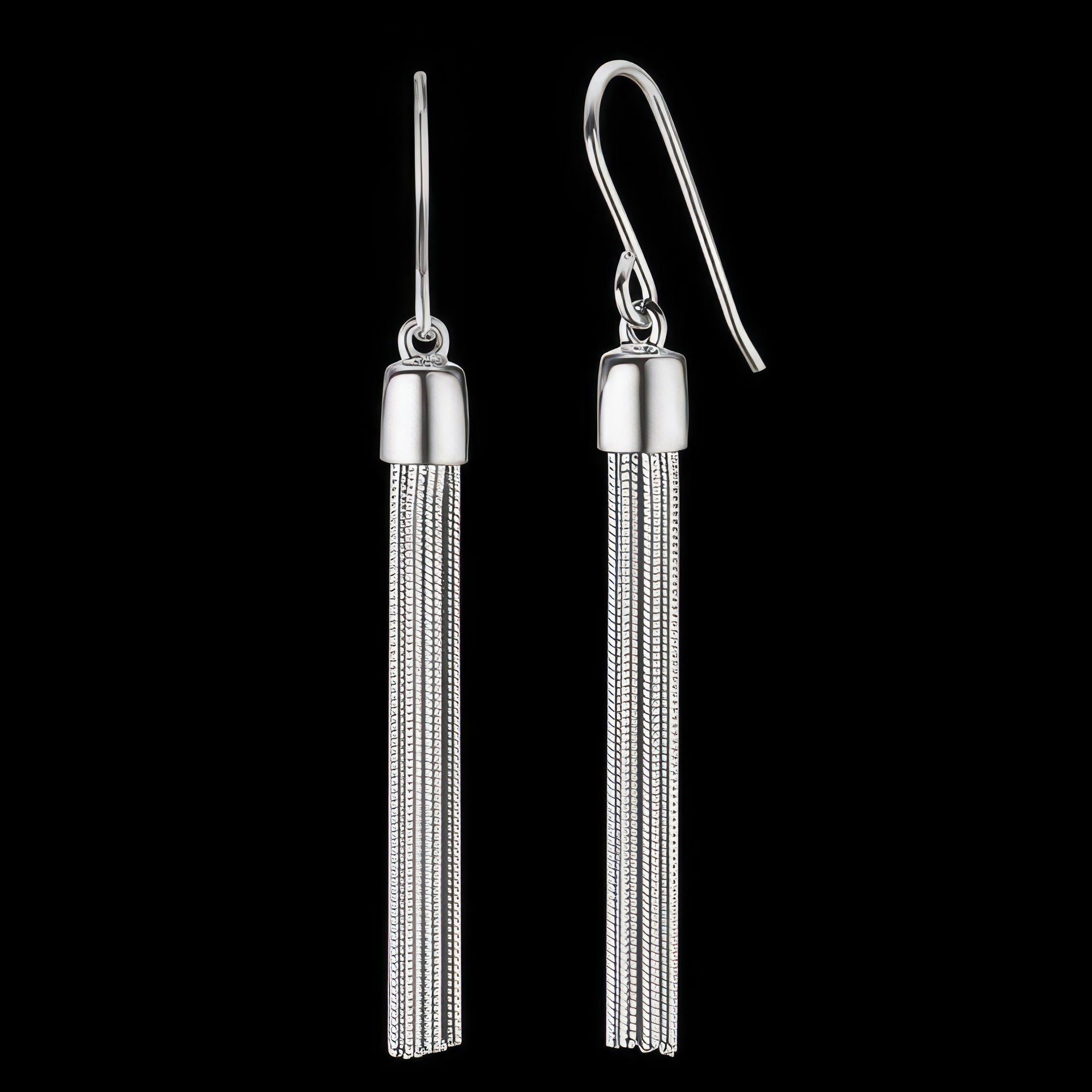 Tassel Sterling Silver Drop Earrings | Engelsrufer