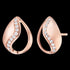 Tear Of Heaven Rose Gold CZ Stud Earrings | Engelsrufer