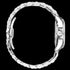 Side view of Thomas Sabo Ladies Flowers gemstone dial silver watch.