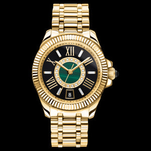 Thomas Sabo Ladies Mystic Island Gold Malachite Watch