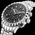 Close-up of Thomas Sabo Rebel At Heart silver pyramid men's watch.