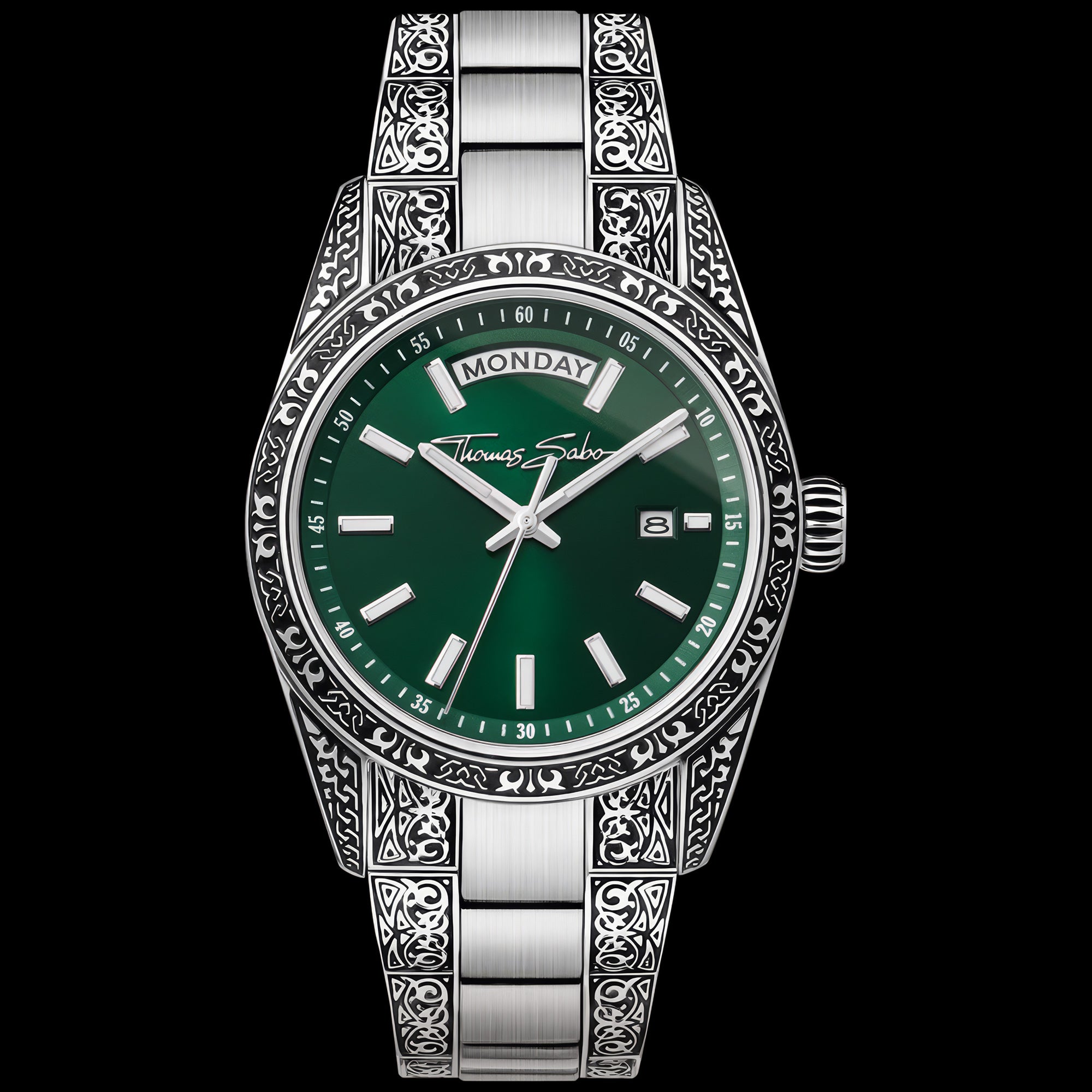 Thomas Sabo Rebel At Heart Revive 36mm Green Dial Watch | Australia