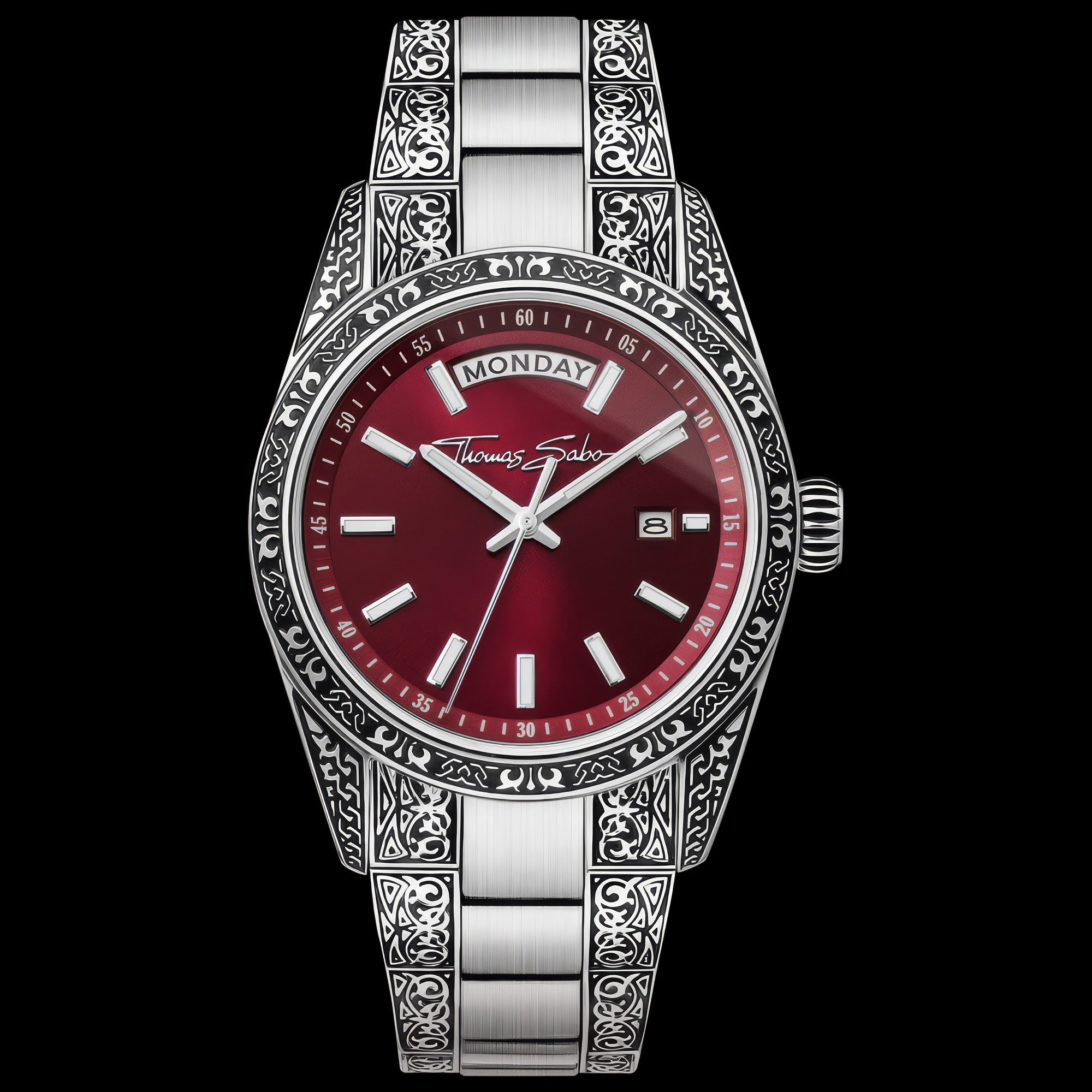 Thomas Sabo Rebel At Heart Revive 36mm Red Dial Watch | Australia