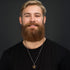 Man Wearing Tiger Eye Compass Talisman Men's Necklace | Save Brave Australia