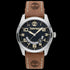 Timberland Lemington Silver Black Dial Tan Leather Watch | Australia
