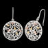 Tree Of Life Circle Filigree Silver Drop Earrings | Engelsrufer