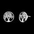 Tree Of Life Mini Circle Silver Earrings | Engelsrufer