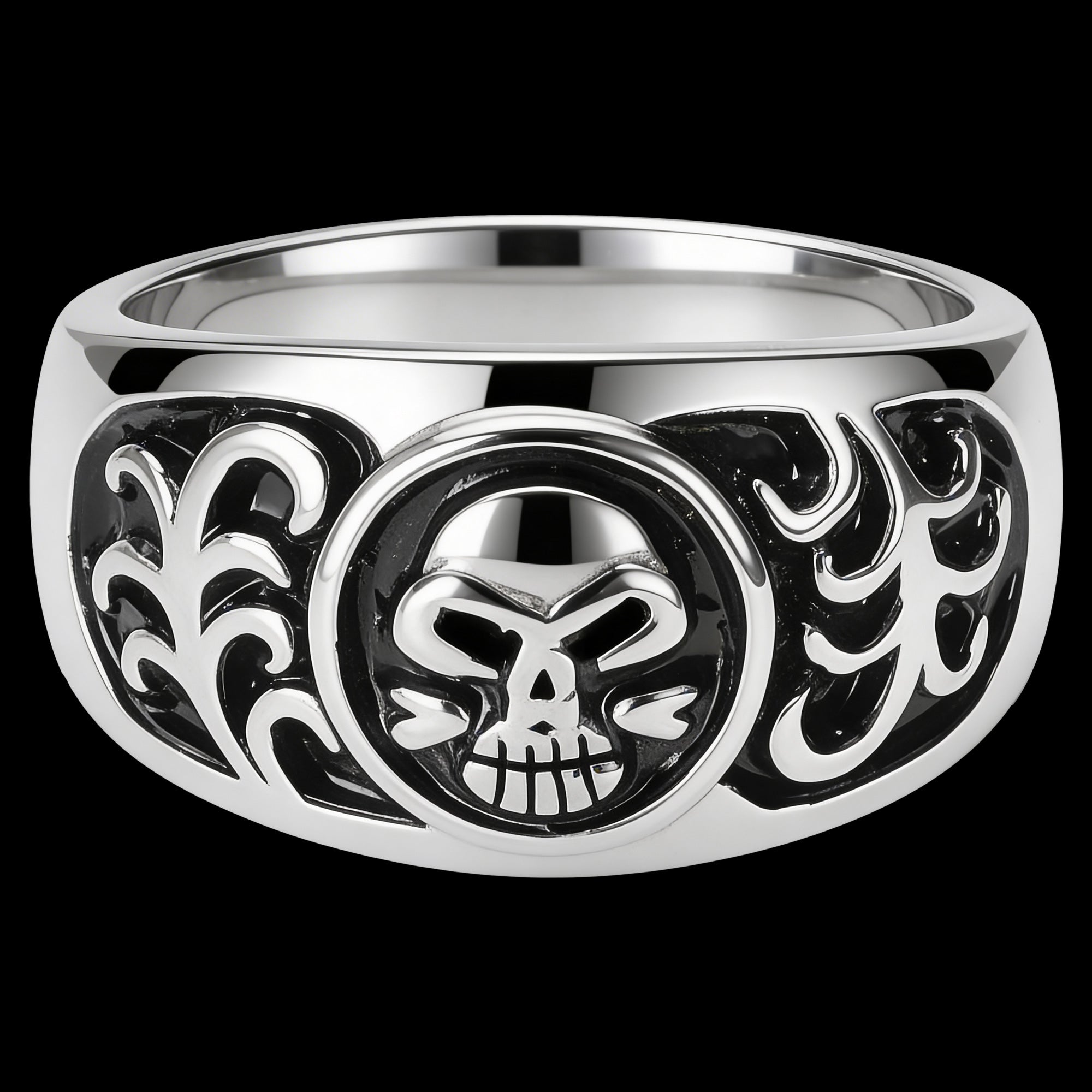 Stainless Steel Men's Tribal Skull Ring | Australia
