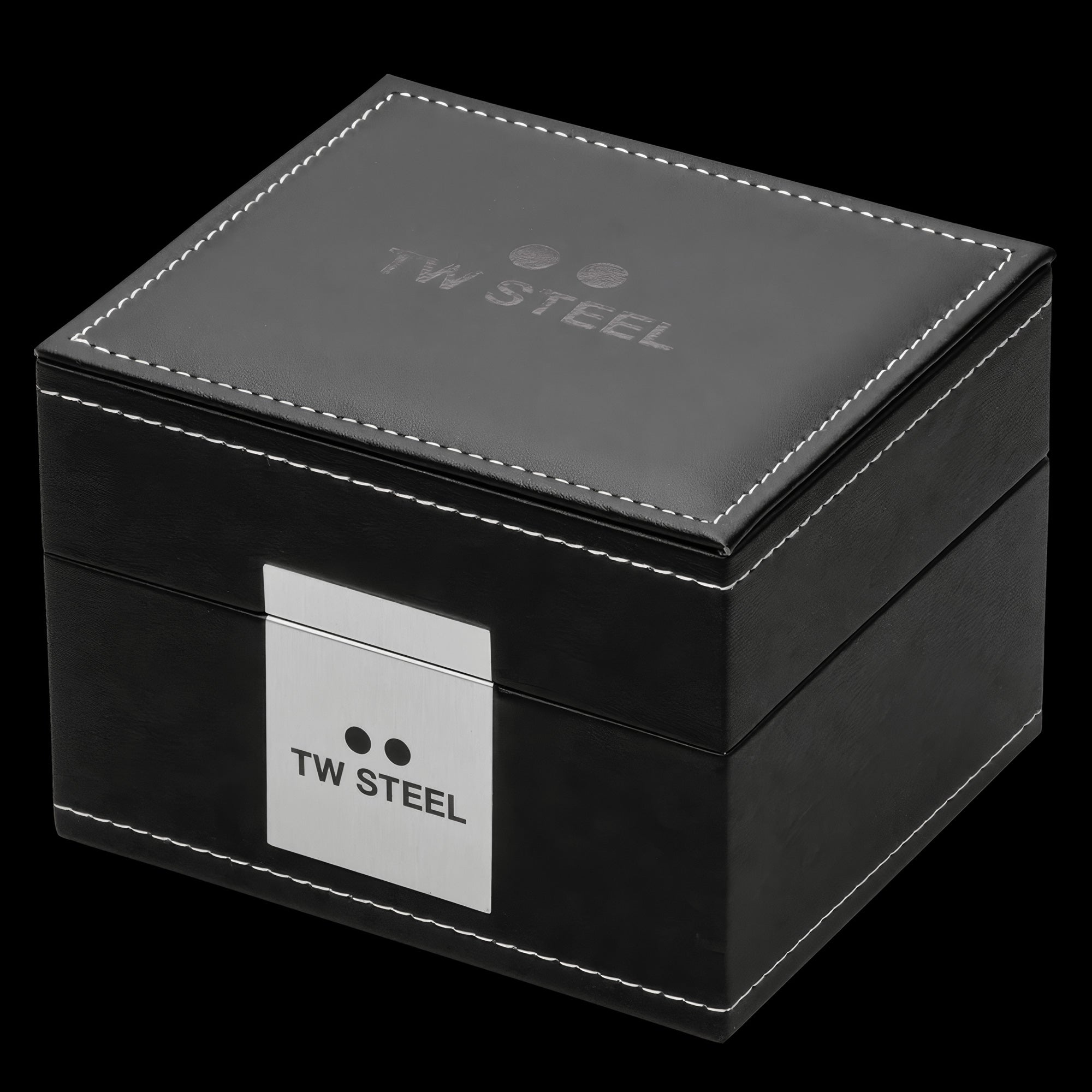 TW Steel CEO leather watch box packaging.