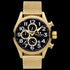 TW Steel Volante Gold Black Dial Numbers Chrono Watch VS88