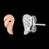 Angel Wings Silver Rose Gold Mismatch Stud Earrings | Engelsrufer