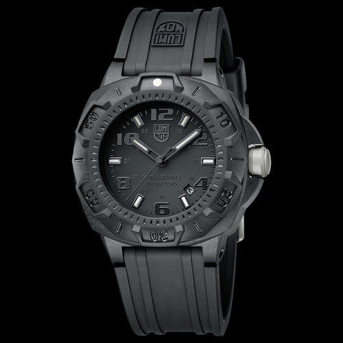 LUMINOX LAND SENTRY BLACKOUT 200 SERIES WATCH 0201.BO - TILT VIEW