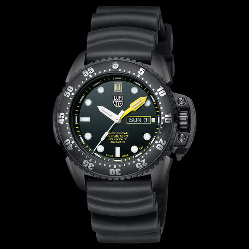 LUMINOX SCOTT CASSELL DEEP DIVE AUTOMATIC WATCH 1521 - TILT VIEW