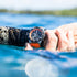LUMINOX PACIFIC DIVER ORANGE CHRONOGRAPH WATCH 3149 - WRIST VIEW 3