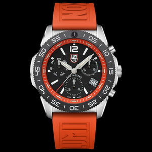 LUMINOX PACIFIC DIVER ORANGE CHRONOGRAPH WATCH 3149