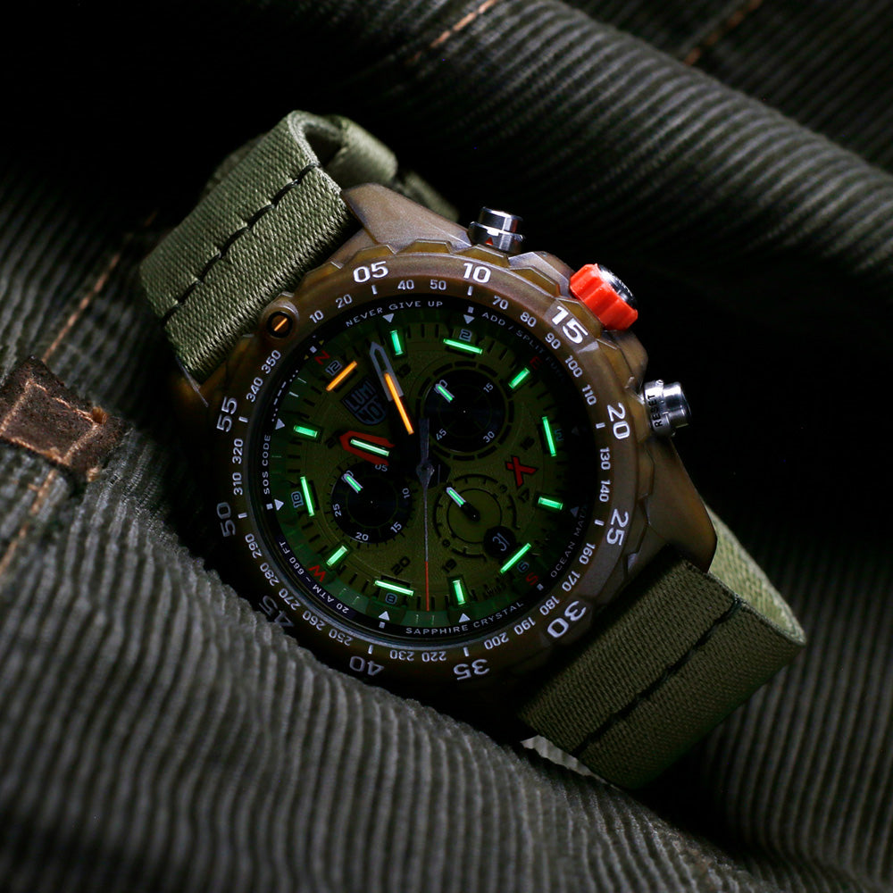 LUMINOX BEAR GRYLLS ECO MASTER #TIDE YELLOW WATCH 3757.ECO - BEAUTY VIEW