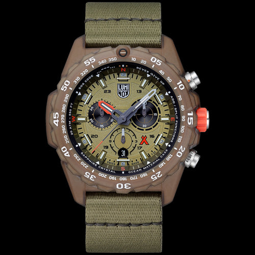 LUMINOX BEAR GRYLLS ECO MASTER #TIDE YELLOW WATCH 3757.ECO