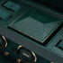 WOLF BRITISH RACING GREEN TRIPLE WATCH WINDER - CLOSE-UP VIEW 2