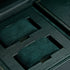 WOLF BRITISH RACING GREEN TRIPLE WATCH WINDER - CLOSE-UP VIEW 3
